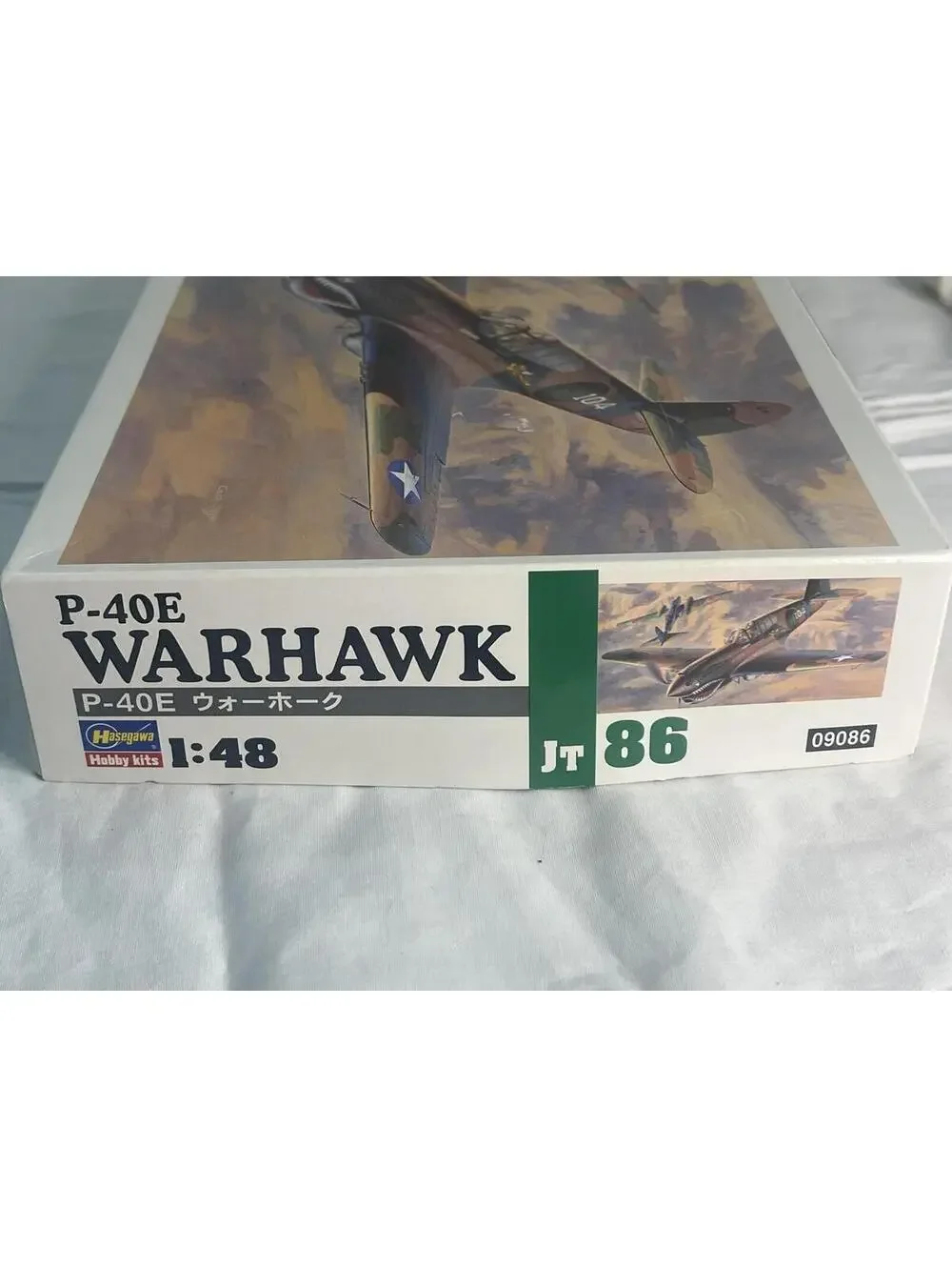Hasegawa P-40E Warhawk 1:48 Airplane Model Kit Unpainted Unassembled Plastic